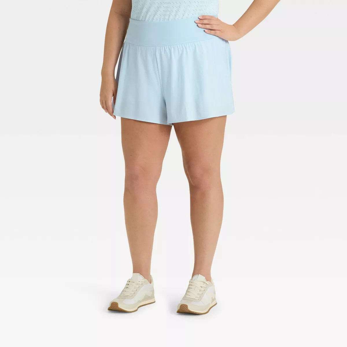 Women's 3" Knit Waistband High-Rise 2-in-1 Shorts - All In Motion™ | Target