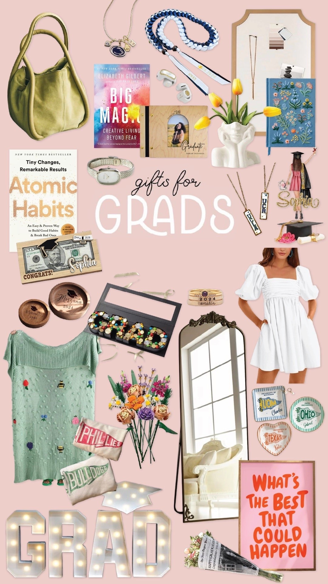The best gifts for girl grads. All the things that make this next season feel exciting. Think cozy, inspiring, and fun little finds she’ll bring everywhere with her.

#GirlGrad #GraduationGifts #GradGiftGuide

#LTKmomlife #LTKU #LTKKids