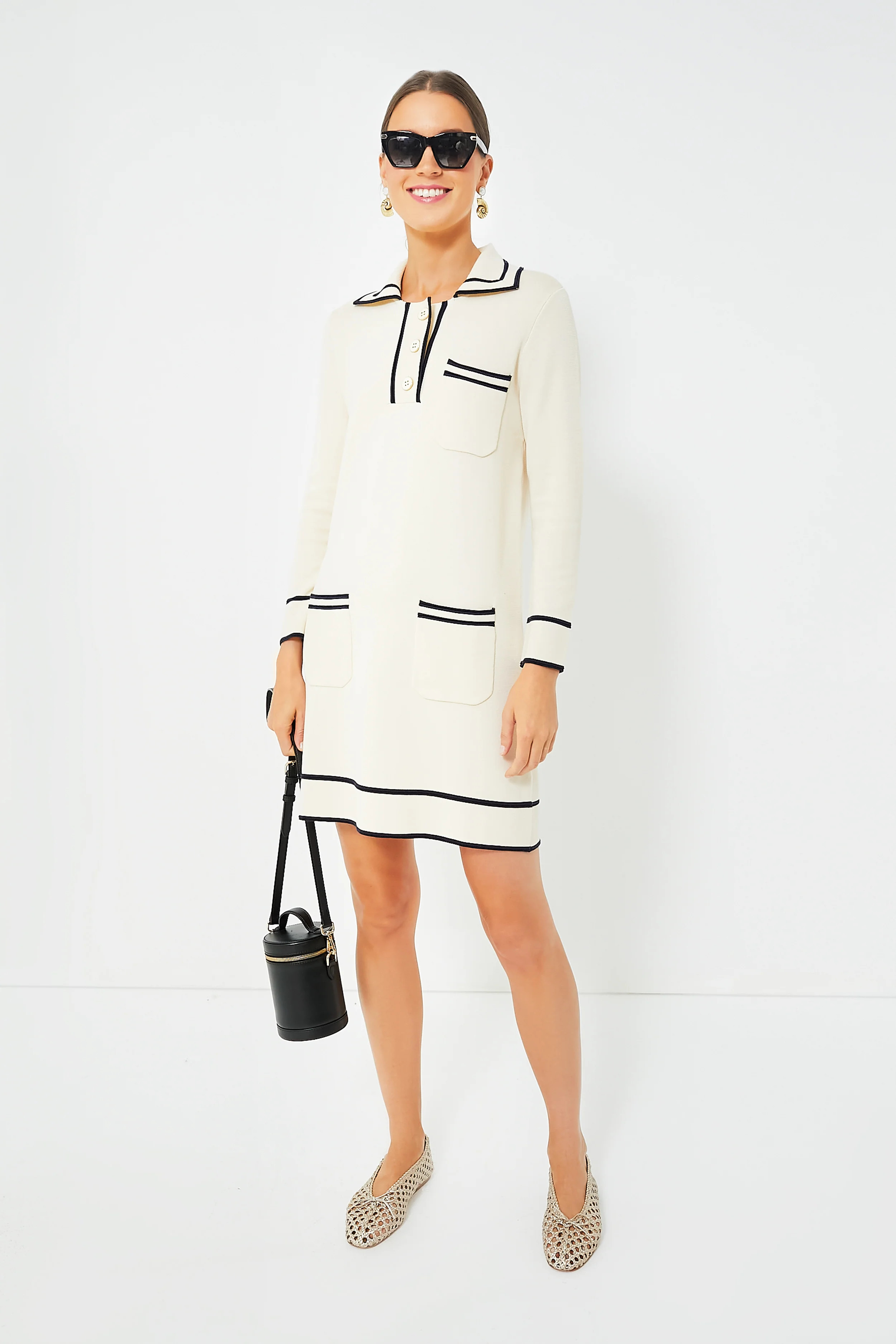 Cream Eleonora Dress | Tuckernuck (US)