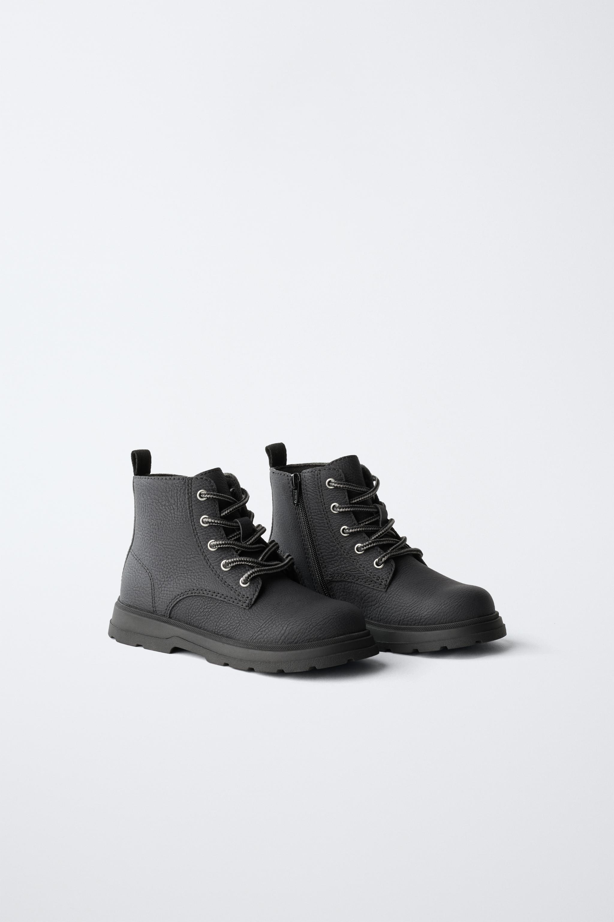 LACED ANKLE BOOTS | Zara US