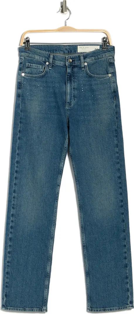 rag & bone Hattie Mid Rise Straight Leg Jeans | Nordstromrack | Nordstrom Rack