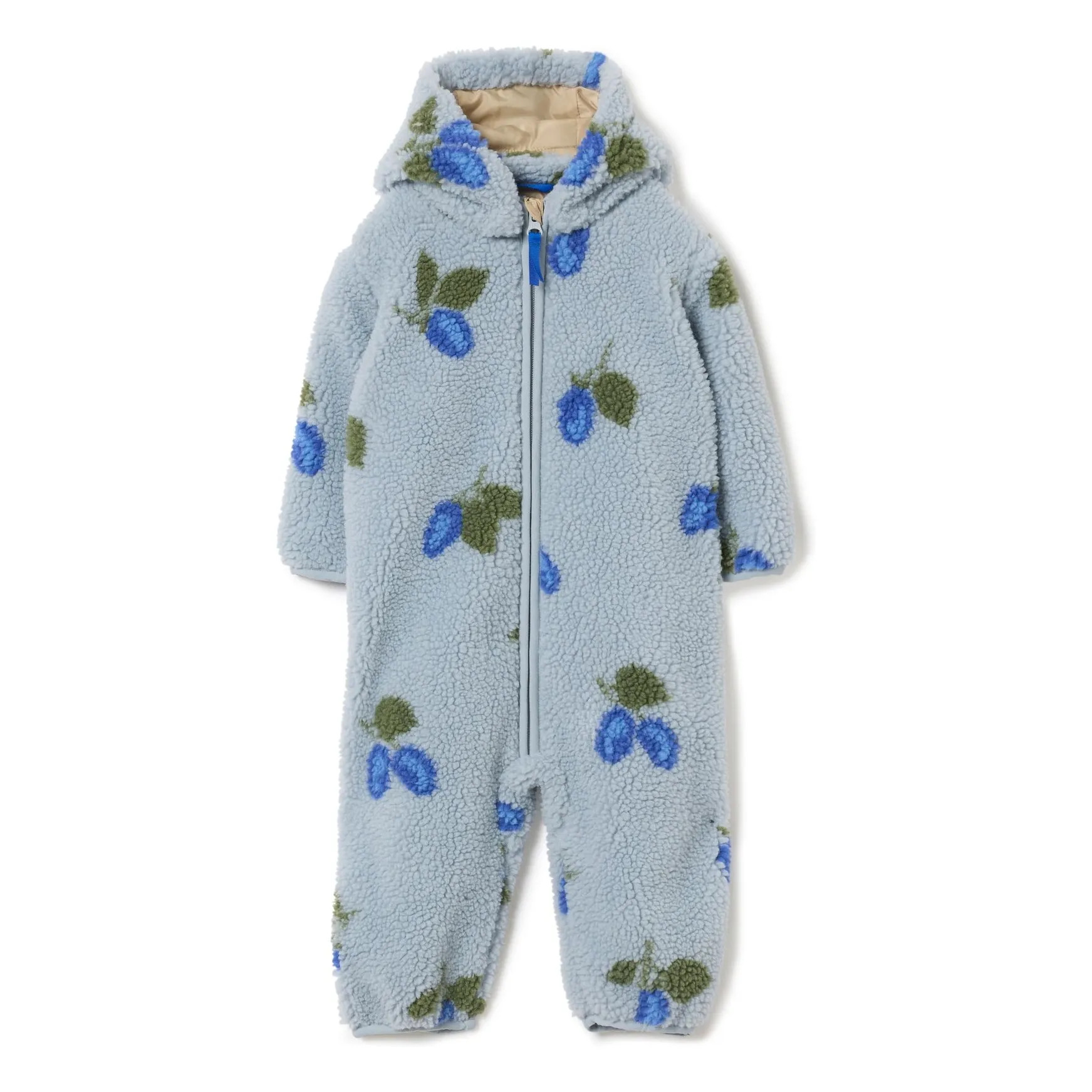 Mulberry Sherpa jumpsuit | Blue | Smallable