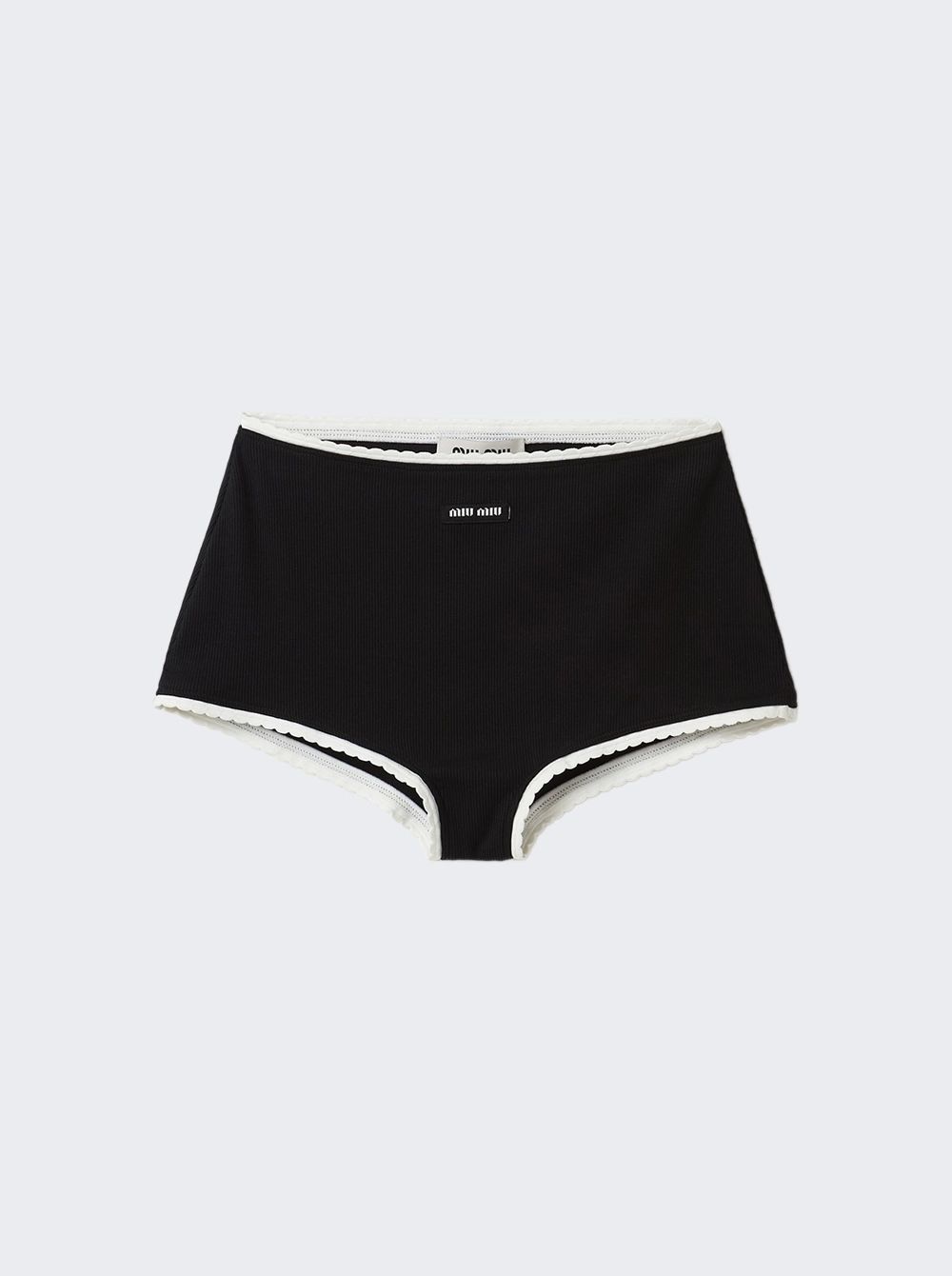 Ribbed Knit Panties Black  | The Webster | The Webster