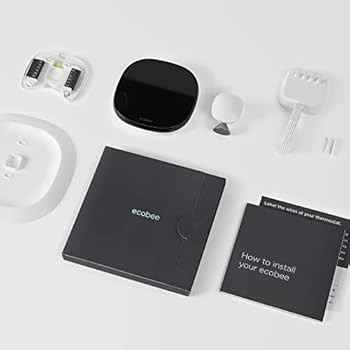 ecobee SmartThermostat with Voice Control , Black | Amazon (US)