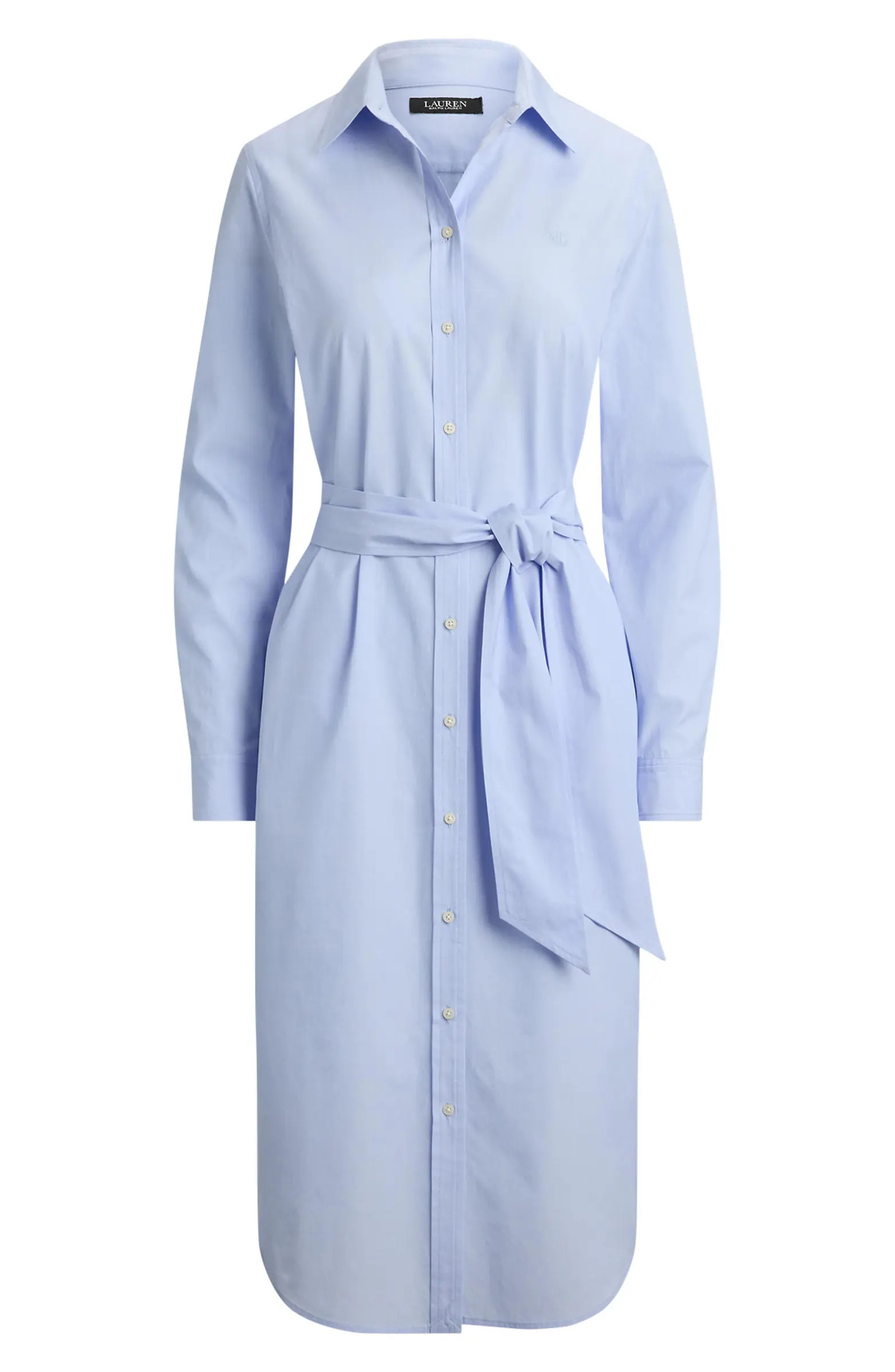 End On End Long Sleeve Cotton Shirtdress | Nordstrom