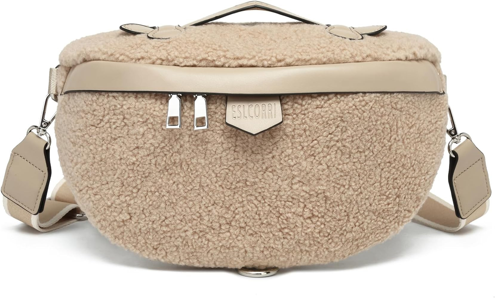 Eslcorri Crossbody Bags for Women - Fashion Sling Purse Shoulder Bag Fanny Pack Leather Causal Ch... | Amazon (US)