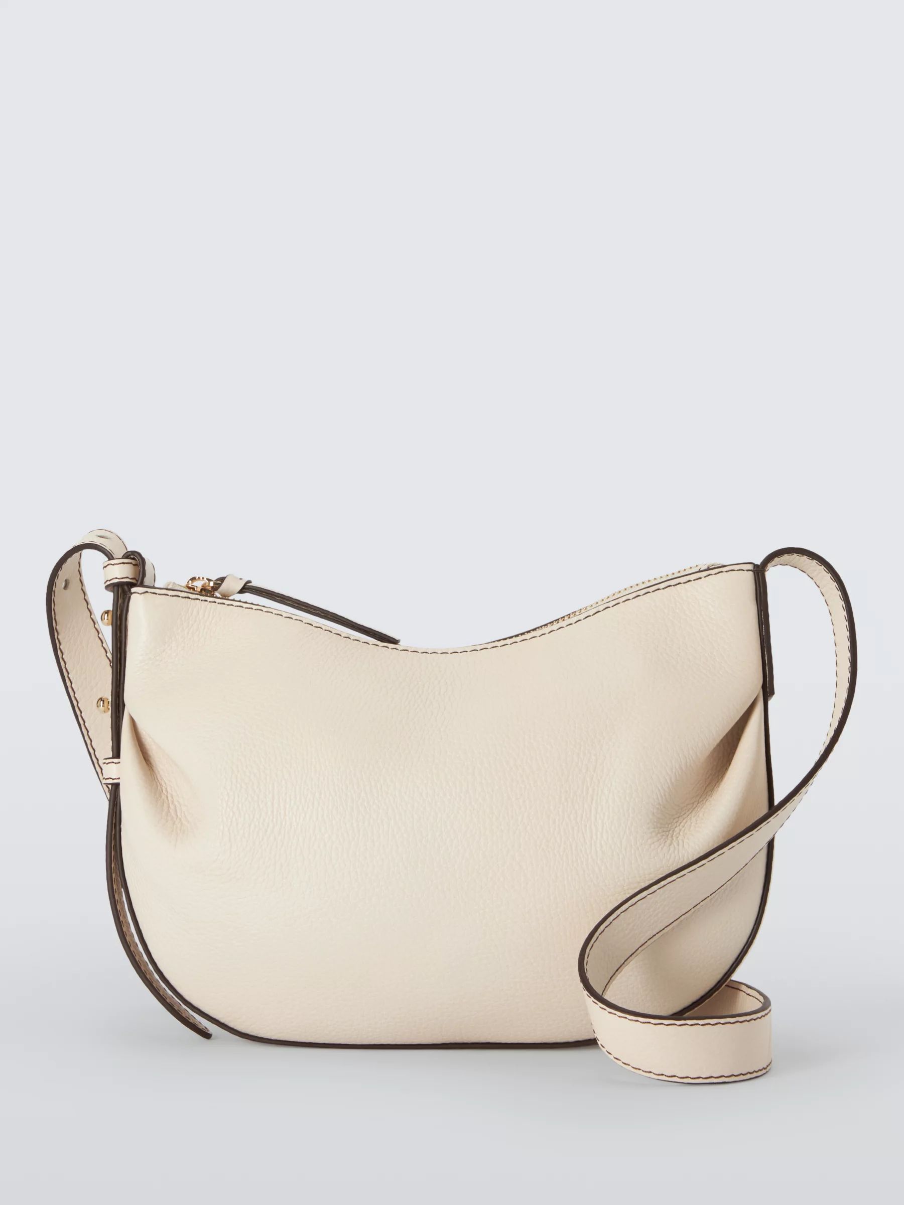 John Lewis Gathered Leather Crossbody Bag | John Lewis (UK)