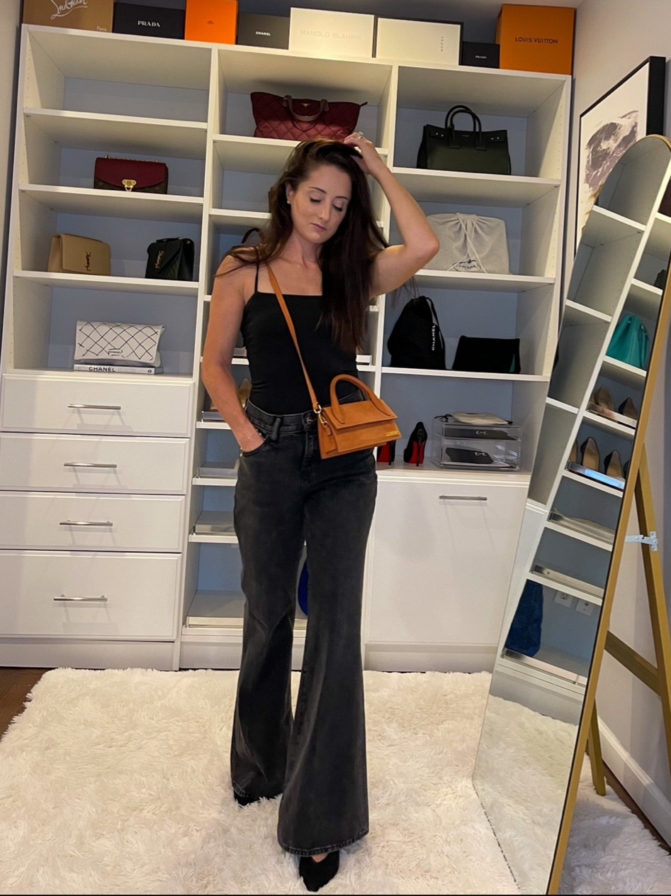 I am loving these mid rise wide leg black jeans from express. Make for the cutest fall outfit! Bodysuit is so comfortable and I have them in 3 colors. And it’s on sale! I am 5 feel tall and wearing a 0 short. 

jeans , fall outfits , fall fashion , casual outfit , date night outfit , fall outfit , chic , affordable outfit , express , sale , petite fashion , petite , fall must haves ,  fall must haves , mid rise jeans , bell bottom , wide leg jeans #LTKcurves #LTKsalealert #LTKstyletip #LTKshoecrush #LTKitbag #LTKU 

#LTKunder50 #LTKunder100 #LTKSeasonal