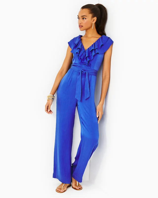 Amata Ruffle Jumpsuit | Lilly Pulitzer