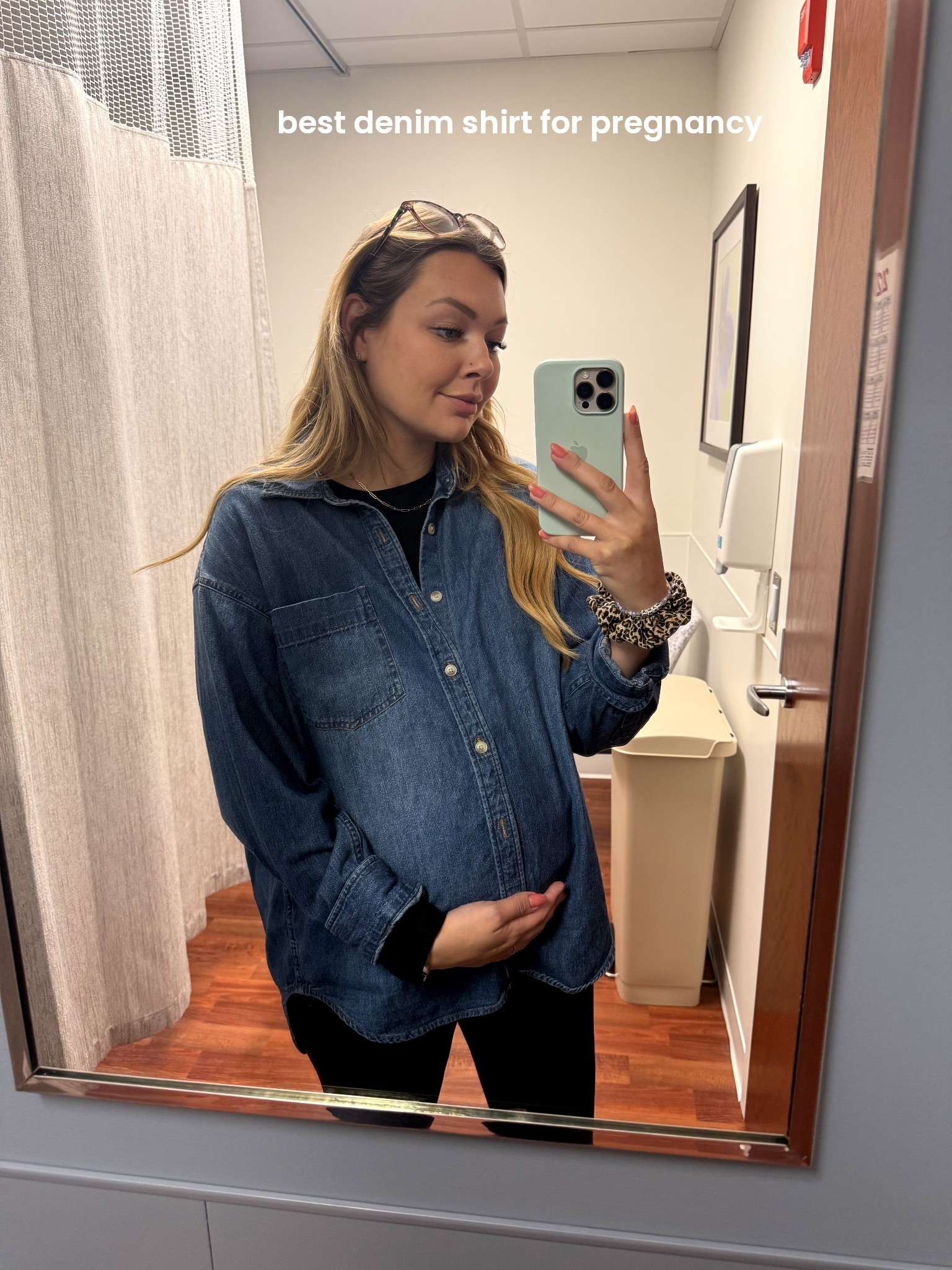 This is hands down my favorite denim shirt, pregnant or not! Wearing my tts S and I’m 30 weeks pregnant! 

#LTKBump #LTKStyleTip