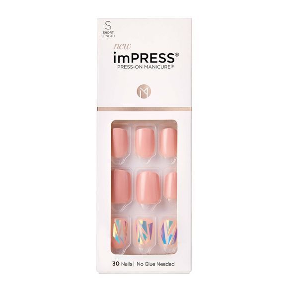 Kiss imPRESS Press-On Manicure False Nails - Miracle - 30ct | Target