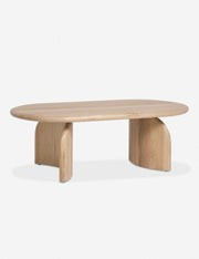 Ada Oval Coffee Table, Natural | Lulu and Georgia 