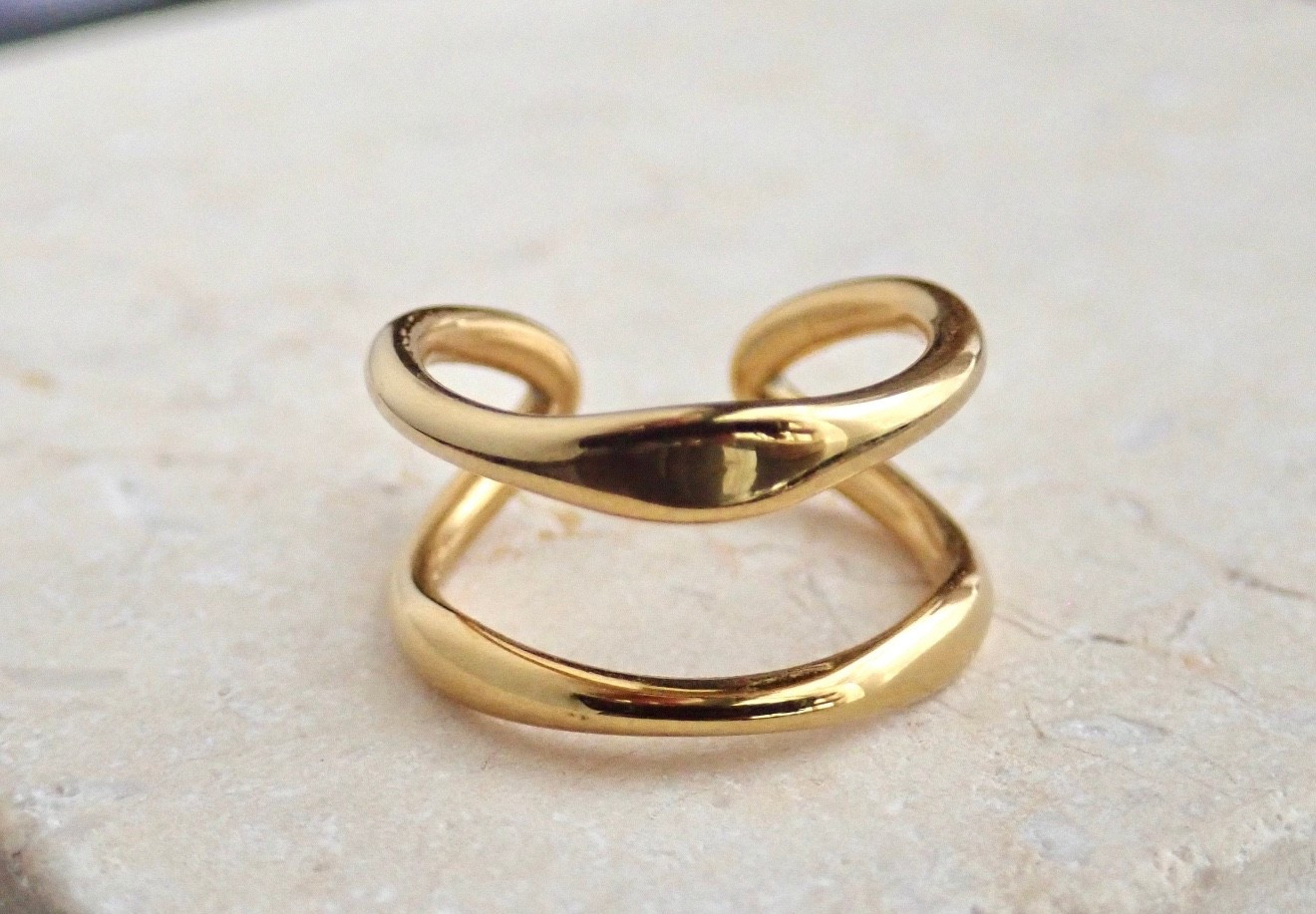 This thick-thin gold band ring is a minimalist statement piece that’s perfect for everyday wear. It’s waterproof, no-tarnish, and made from stainless steel, so it holds up beautifully over time. The double-band design makes it easy to wear solo or stack with other rings for a modern, effortless look.

Simple, durable, and made for real life.


#LTKFindsUnder50 #LTKBeauty #LTKOver40