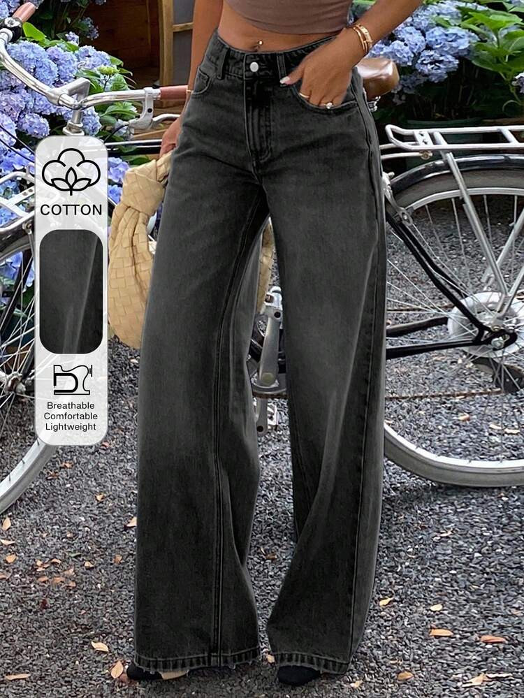 Dazy Tall Tall Women's Casual Straight Leg Jeans | SHEIN