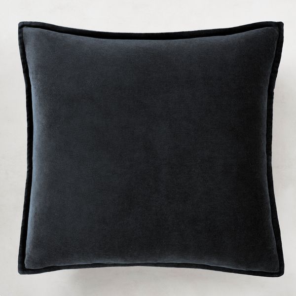 Velvet Pillow 20" - Black | Z Gallerie