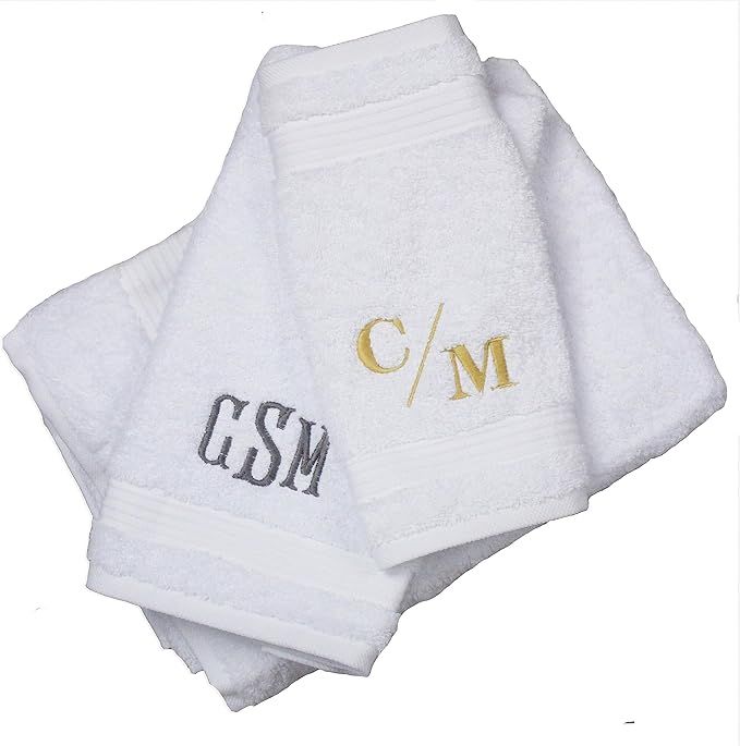 The Paisley Box Personalized Bath Towels - Luxury Bath Towel, Monogrammed Bath Towels, Bath Towel... | Amazon (US)