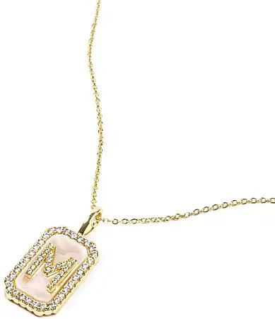Melinda Maria Gold Initial Short Pendant Necklace | Dillard's