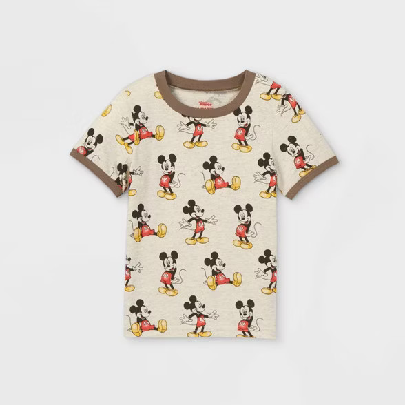 Toddler Boys' Mickey Mouse Short Sleeve Mickey Mouse Graphic T-Shirt - Gray | Target