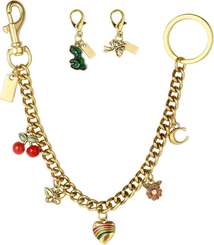 Women's Cherry Wallet Chain - Retro Bag Strap Extender, Suitable for Handbags, Wallets & Keychain... | Amazon (US)