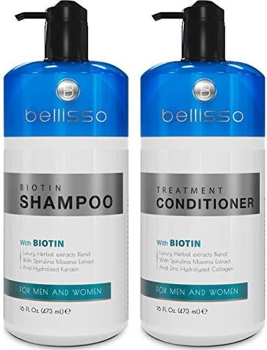 Biotin Shampoo and Conditioner for Hair Growth | Thickening Anti Hair Loss Shampoo Treatment | Re... | Amazon (US)