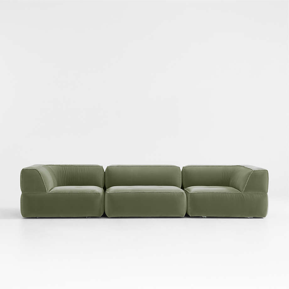 Angolare 3-Piece Sectional Sofa by Athena Calderone | Crate & Barrel | Crate & Barrel