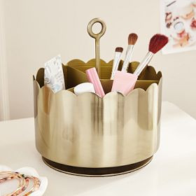 Gold Scallop Rotating Organizer | Pottery Barn Teen