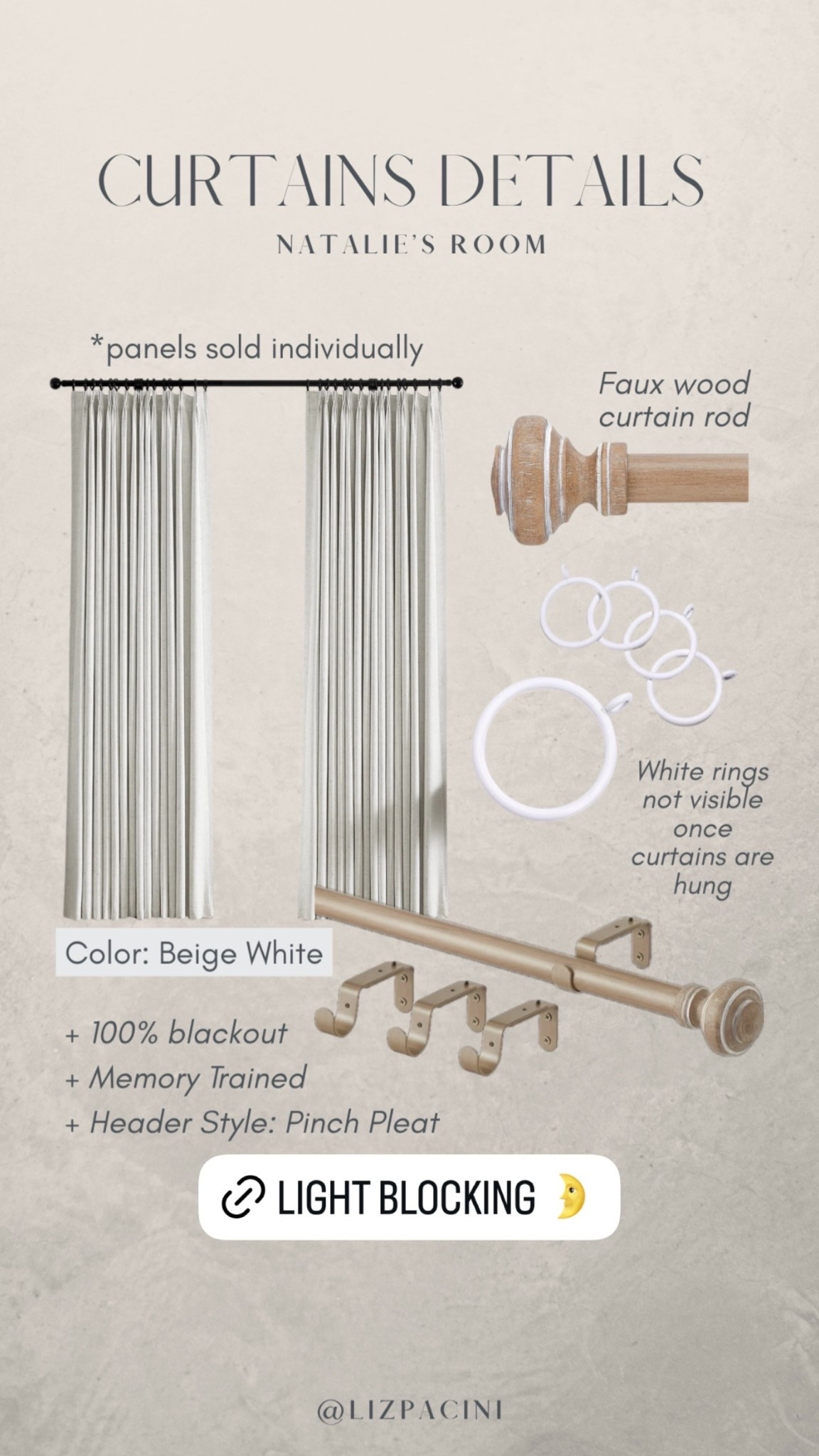 My favorite light blocking curtains 😆

Home decor, home hacks,  curtains 

#LTKstorytime #LTKSaleAlert #LTKHome