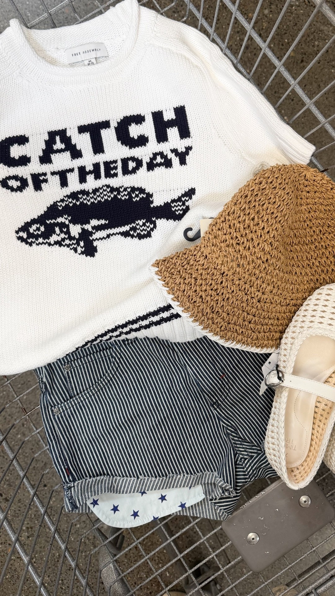 Such a cute everyday summer look - each piece is under $26!!

Summer outfits, summer style, style guide, Walmart fashion, shorts, sweater, sandals, flats, sun hat, affordable fashion finds

#LTKdayinmylife #LTKTravel #LTKSeasonal
