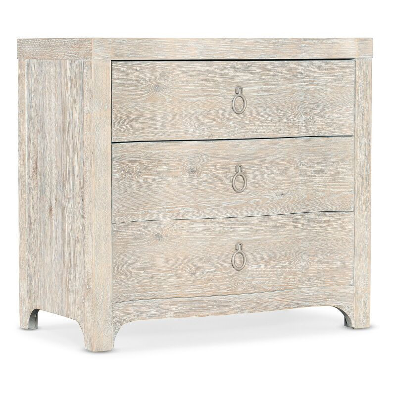Serenity Antigua Three Drawer Nightstand | Homethreads