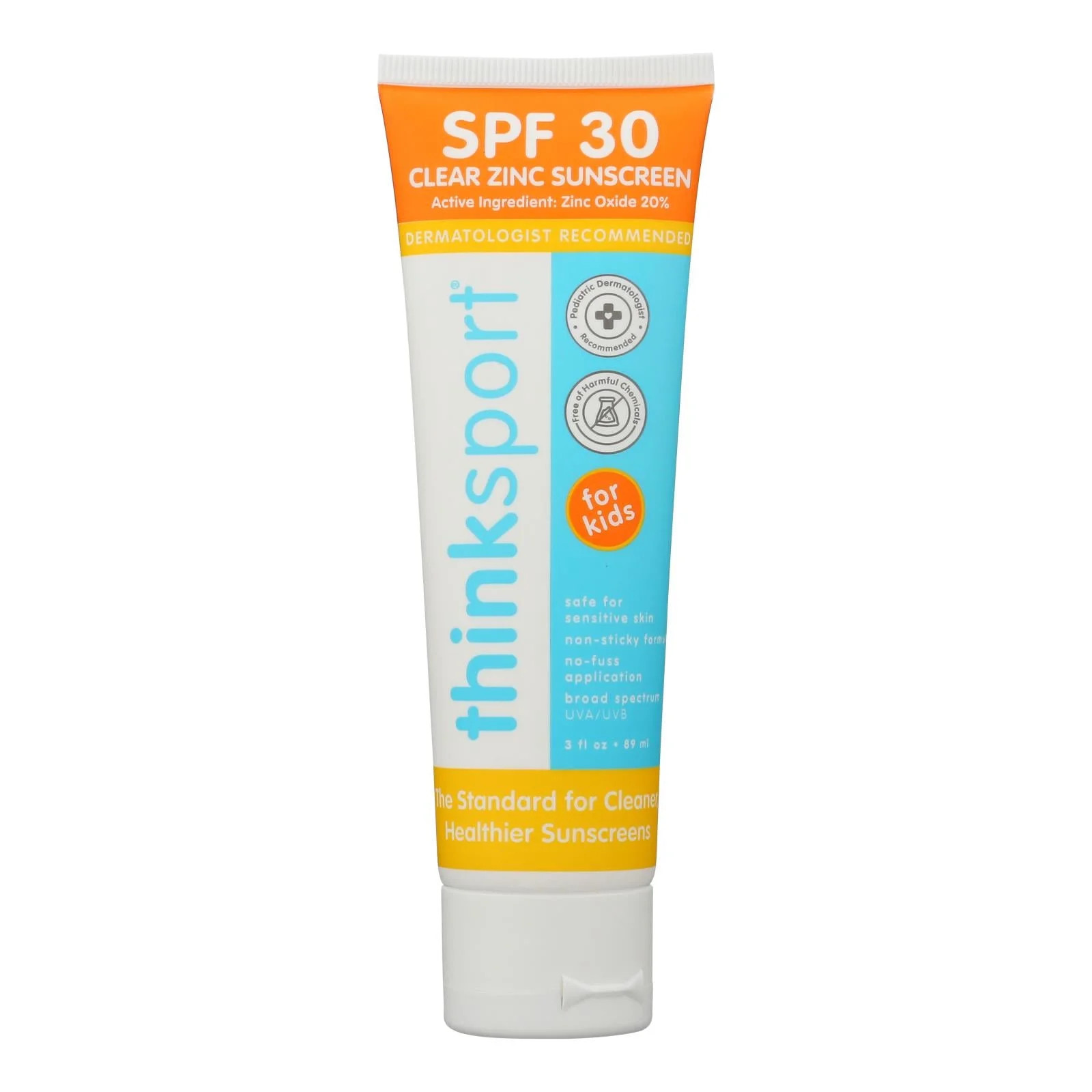 Think Thinksport for Kids Clear Zinc SPF30 Sunscreen, 3 oz | Walmart (US)