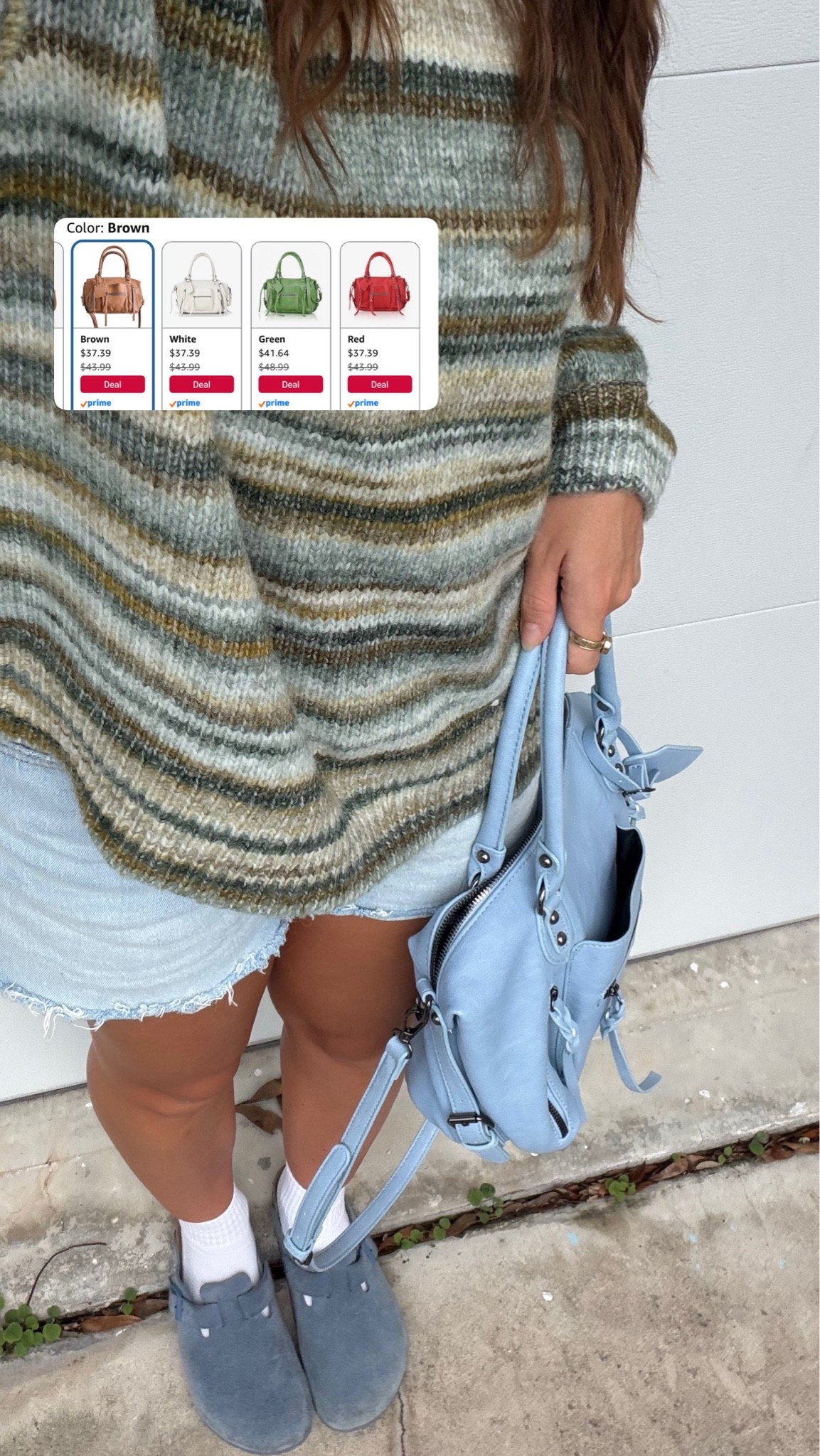 this FP inspired bag is on sale for prime day and comes in a ton of colors!!