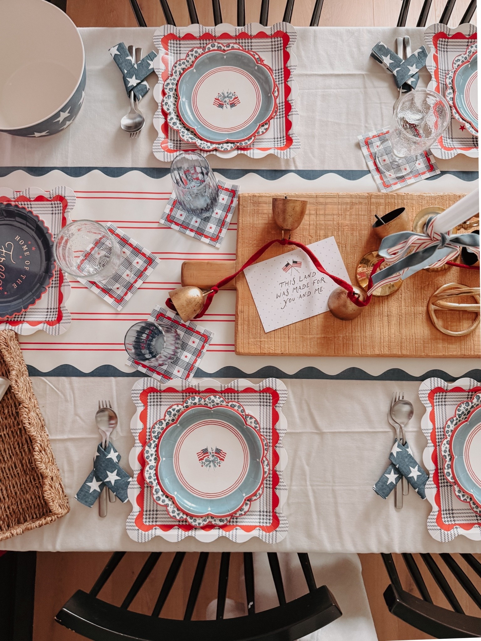 Americana table setting

#LTKSeasonal #LTKHome #LTKmomlife