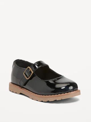 Shiny Faux-Leather Mary-Jane Shoes for Toddler Girls | Old Navy (US)