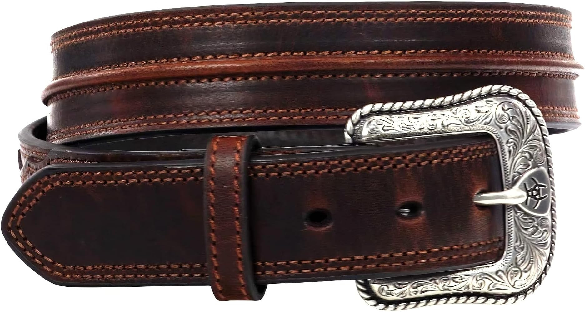 Ariat Men's Oil Skin Line Belt | Amazon (US)