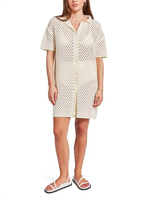 Academy Brand Farrah Crochet Dress | David Jones | David Jones (Australia & New Zealand)