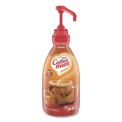 Coffee mate Liquid Creamer Pump Bottle, Caramel - 50.7 oz | Target