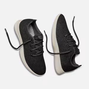 Women's Wool Runners - Tuke Jo (Natural Black Upper/Cream Sole) | Allbirds