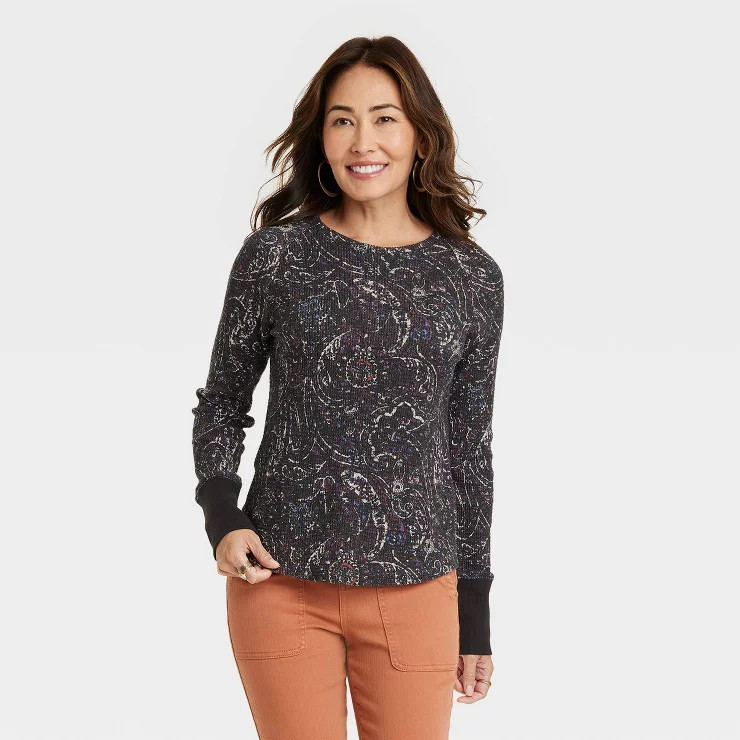 Women's Long Sleeve Thermal Top - Knox Rose™ | Target