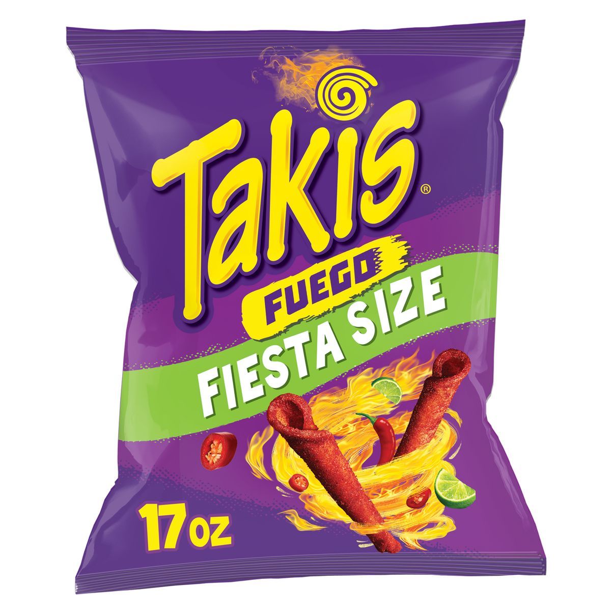 Takis Fuego Tortilla Chips Fiesta Size Bag - 17oz | Target