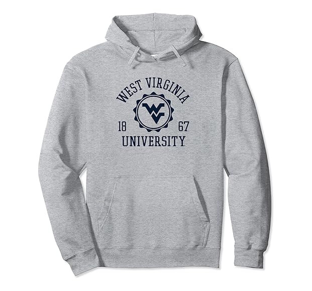 West Virginia Mountaineers Stamp 1867 Officially Licensed Pullover Hoodie | Amazon (US)