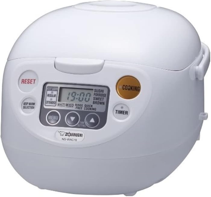 Zojirushi NS-WAC10-WD 5.5-Cup (Uncooked) Micom Rice Cooker and Warmer | Amazon (US)