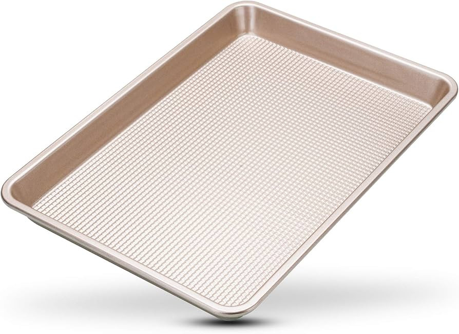 Ultra Cuisine Nonstick Quarter Sheet 13 +cookie sheets Baking Pan - Warp - Scratch Resistant - Te... | Amazon (US)