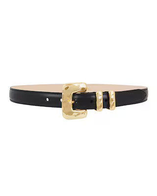 DEHANCHE Tetra Belt in Black & Gold | FWRD | FWRD 