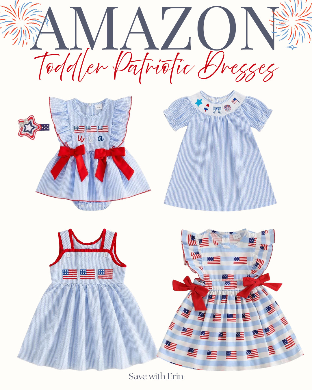 Adorable toddler Patriotic dresses #toddlerfashion #fourthofjuly #amazonfinds  

 #LTKBaby #LTKKids