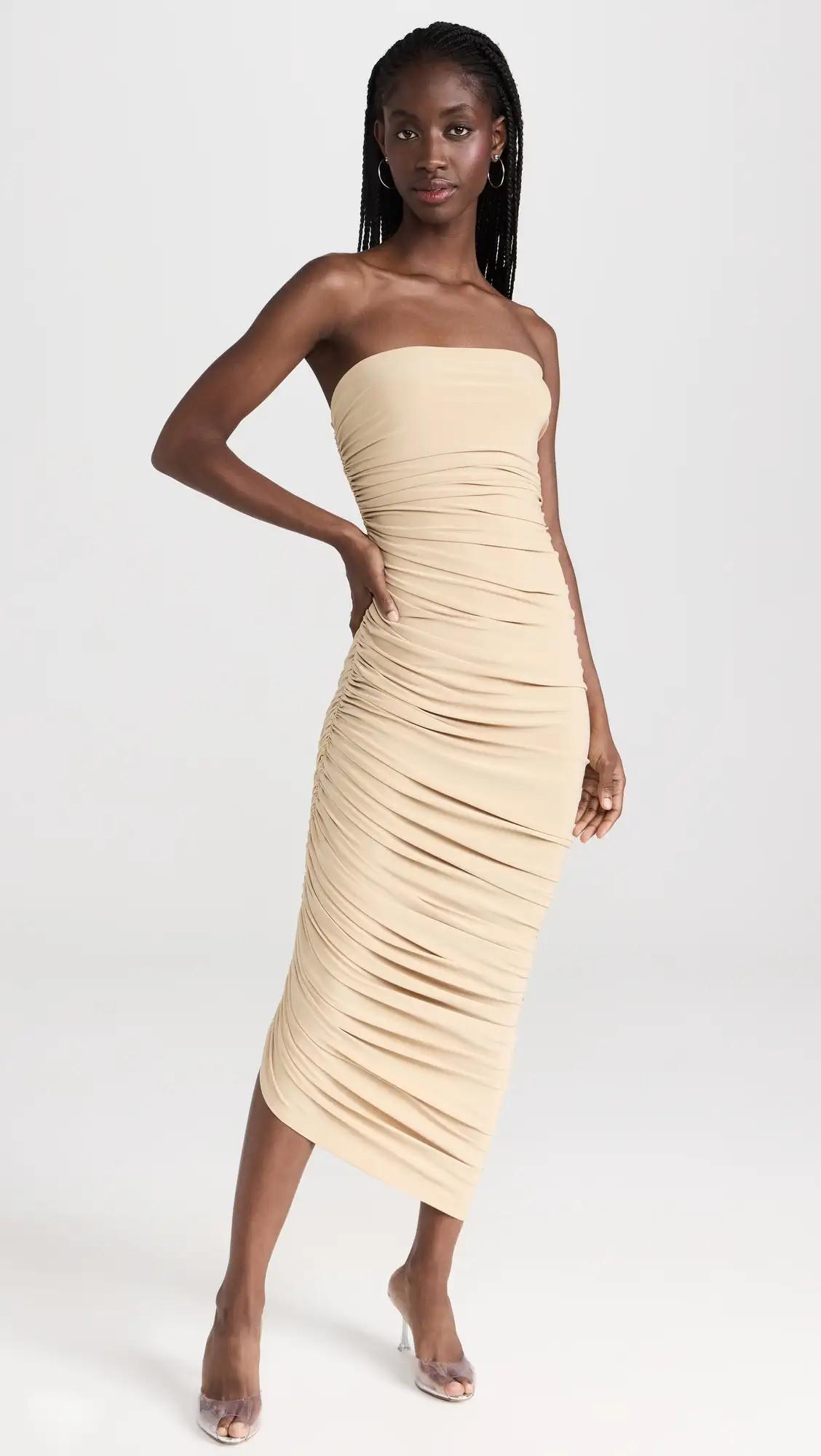 Norma Kamali Strapless Diana Gown | Shopbop | Shopbop