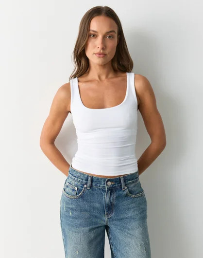 Scoop Neck Supersoft Tank | Glassons (Australia)