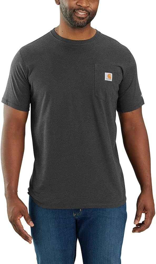 Carhartt Men's Force Relaxed Fit Midweight Short-Sleeve Pocket T-Shirt | Amazon (US)
