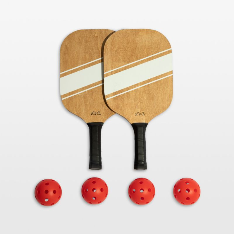 Pickleball 2 Player Set Outdoor Game | Crate & Barrel | Crate & Barrel