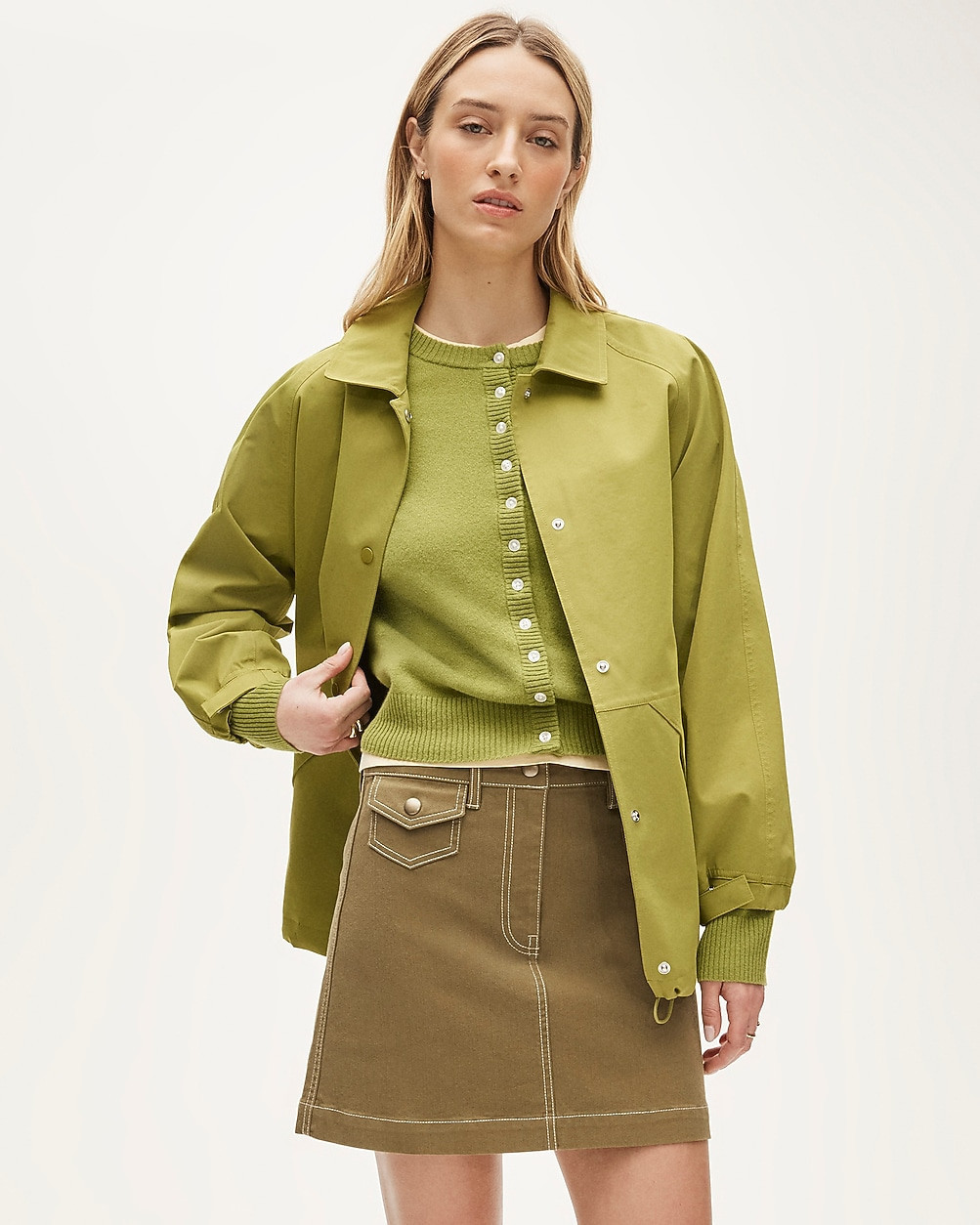 Utility-pocket mini skirt | J. Crew US