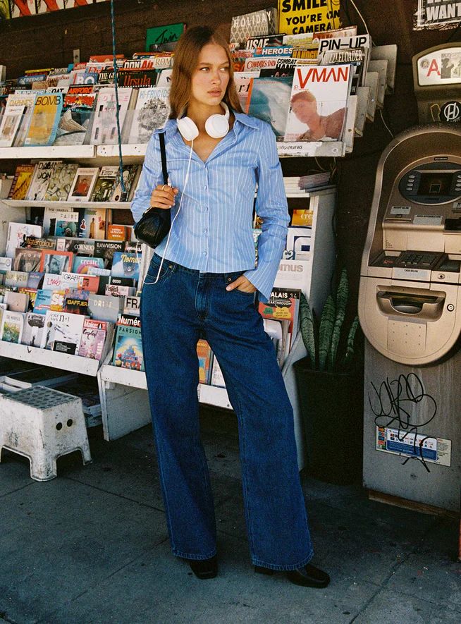 Top Model Jeans Dark Denim | Princess Polly US